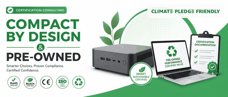 Compact by Design & Pre-owned Certified — Amazon's Free CPF Green Label Programs