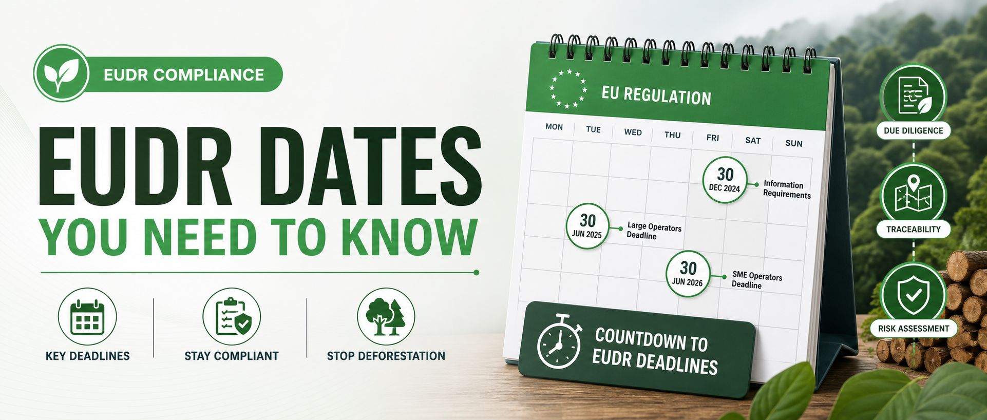 Key EUDR Dates You Must Know