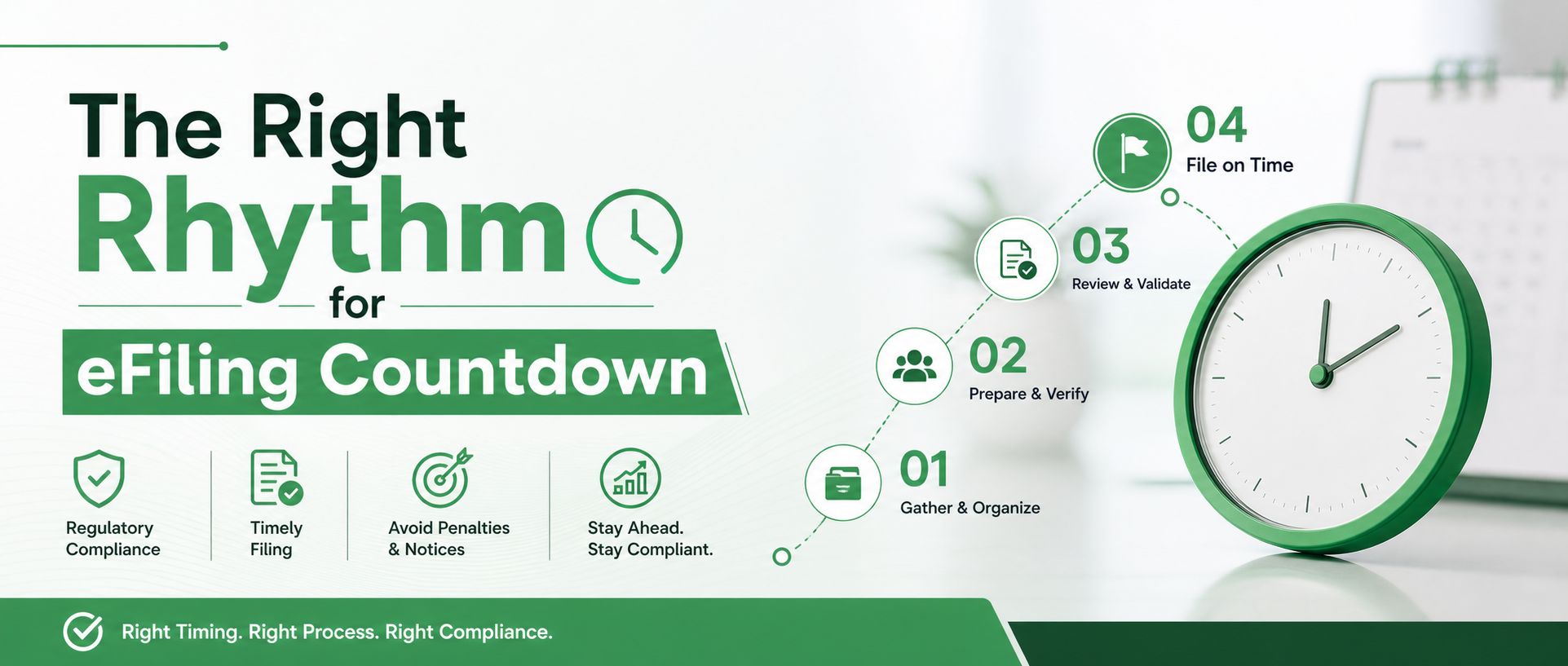 The Right Rhythm for eFiling Countdown