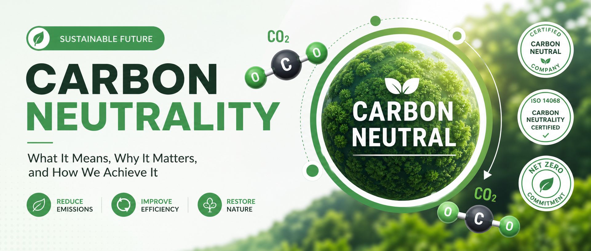 Carbon Neutrality Claims — Do Not Write It in One Sentence